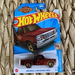 Hot Wheels 1978 Dodge Truck Red Express Pickup Celebration Racer Hotwheels New